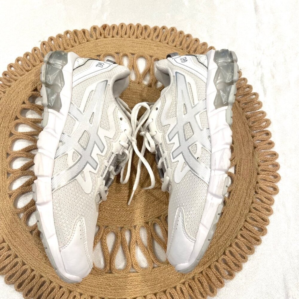 Asics Gel-Quantum 90 White/Pure Silver Sneakers Size Women's 8/ EU 39.5 - Picture 4 of 11